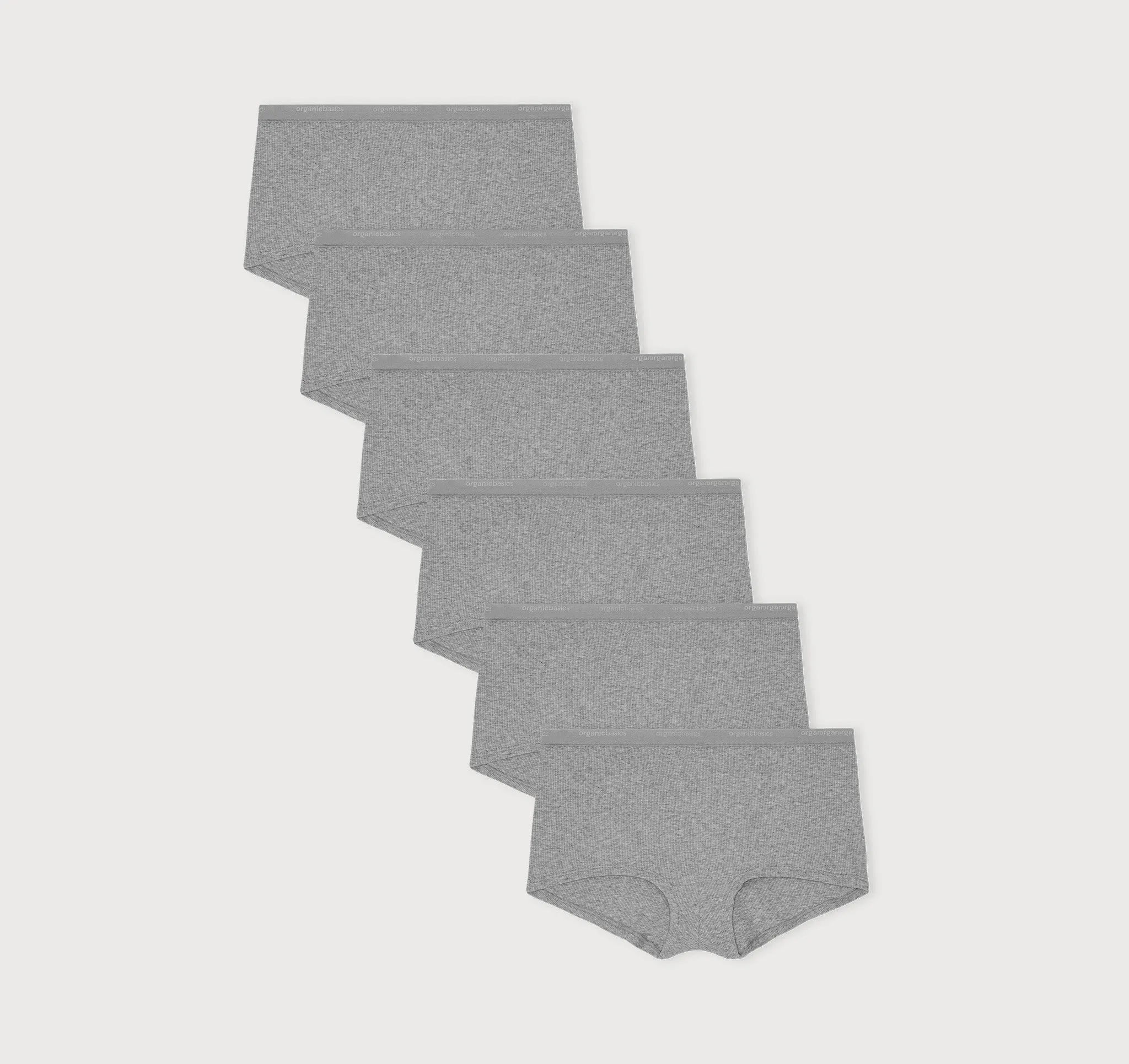 Core Rib Shorty 6-Pack sold by Organic Basics