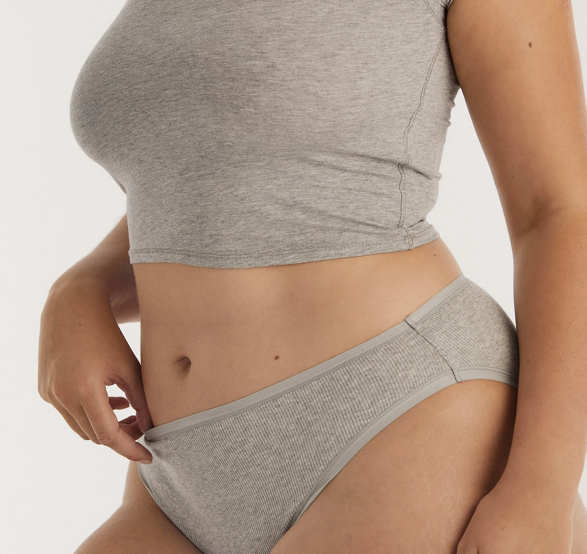 Core Rib High-Leg Briefs 6-Pack sold by Organic Basics product image thumbnail 4