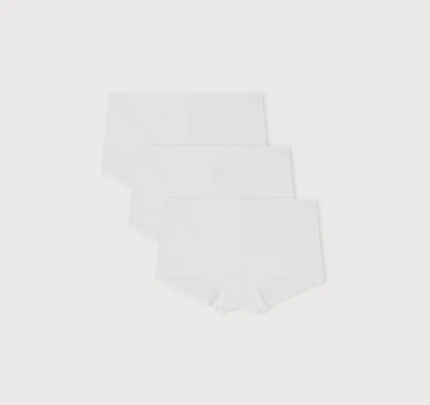 Core Rib Shorty 3-Pack sold by Organic Basics