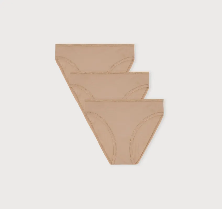 Core High-Leg Briefs 3-Pack sold by Organic Basics