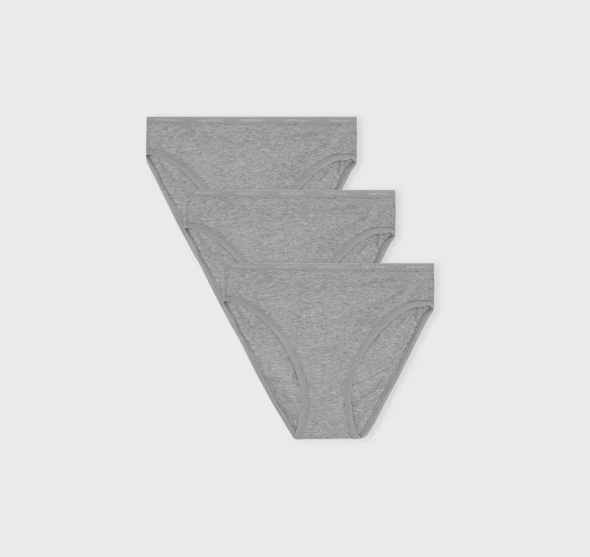 Core High-Leg Briefs 3-Pack sold by Organic Basics