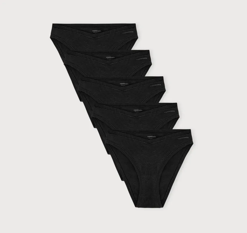 Flex Cheeky Briefs 5-Pack sold by Organic Basics