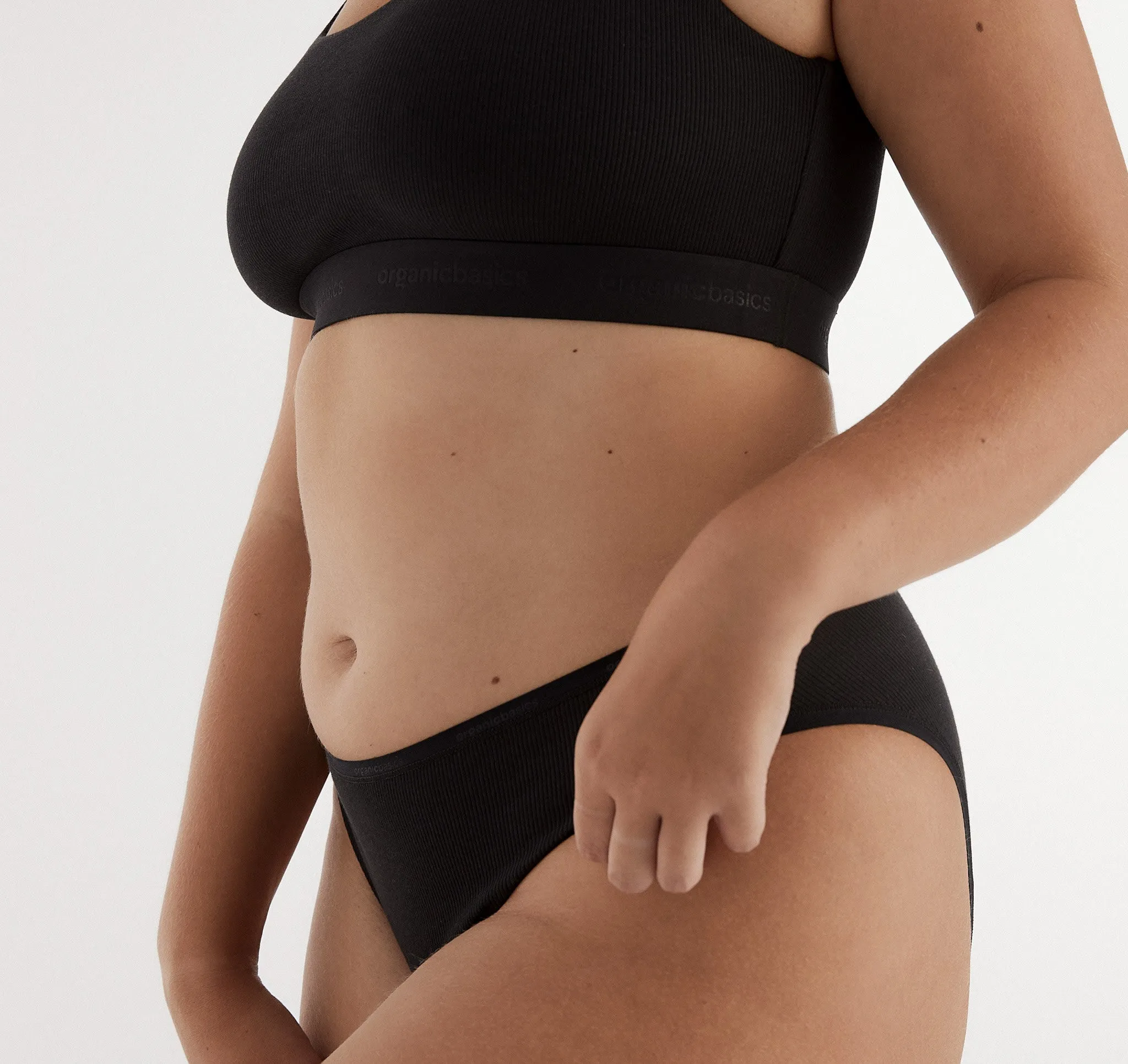 Core Rib High-Leg Briefs 5-Pack sold by Organic Basics product image thumbnail 4