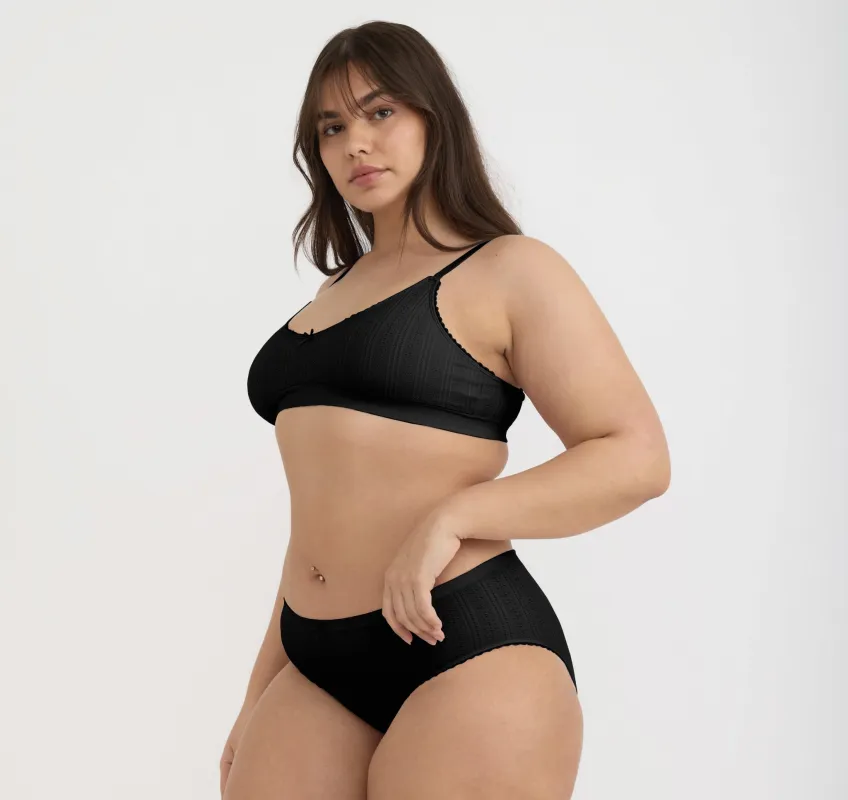 Pointelle Hipster sold by Organic Basics