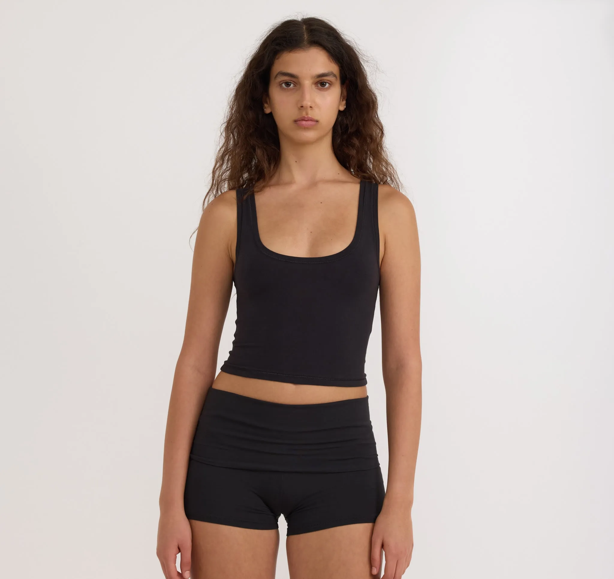 Flex Foldover Shorts sold by Organic Basics