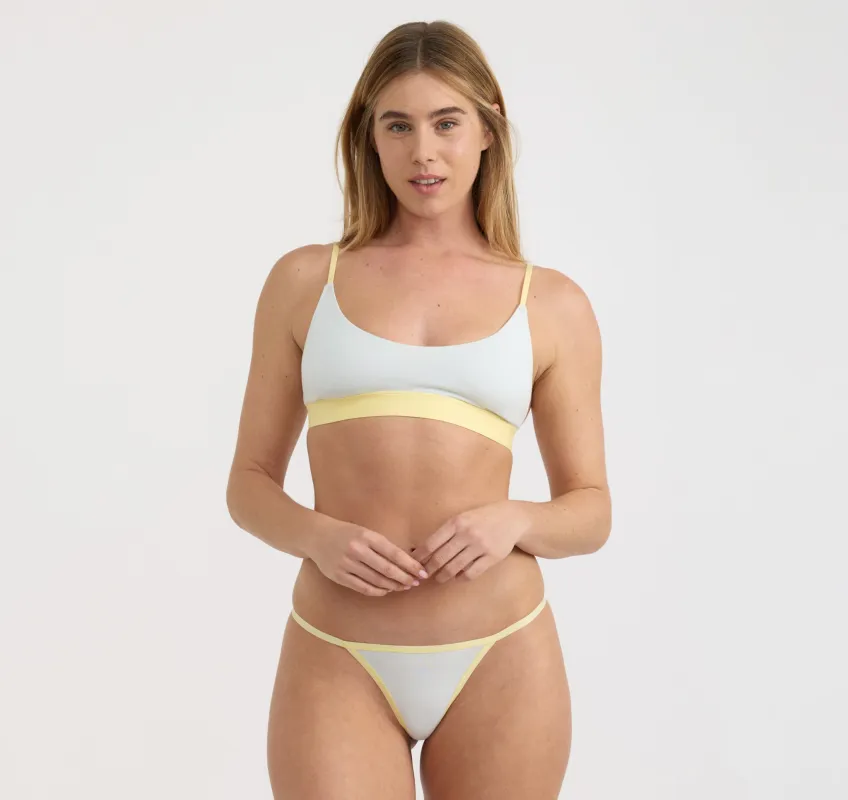 Core Play Open Back Scoop Bralette sold by Organic Basics