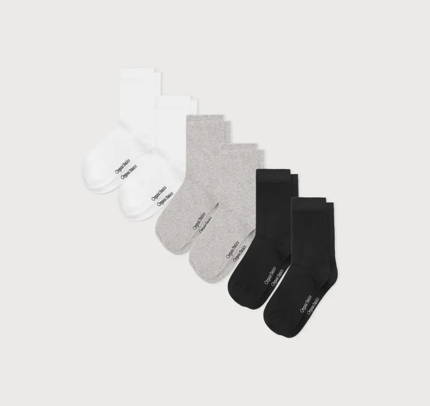 Core Crew Socks 6-pack sold by Organic Basics