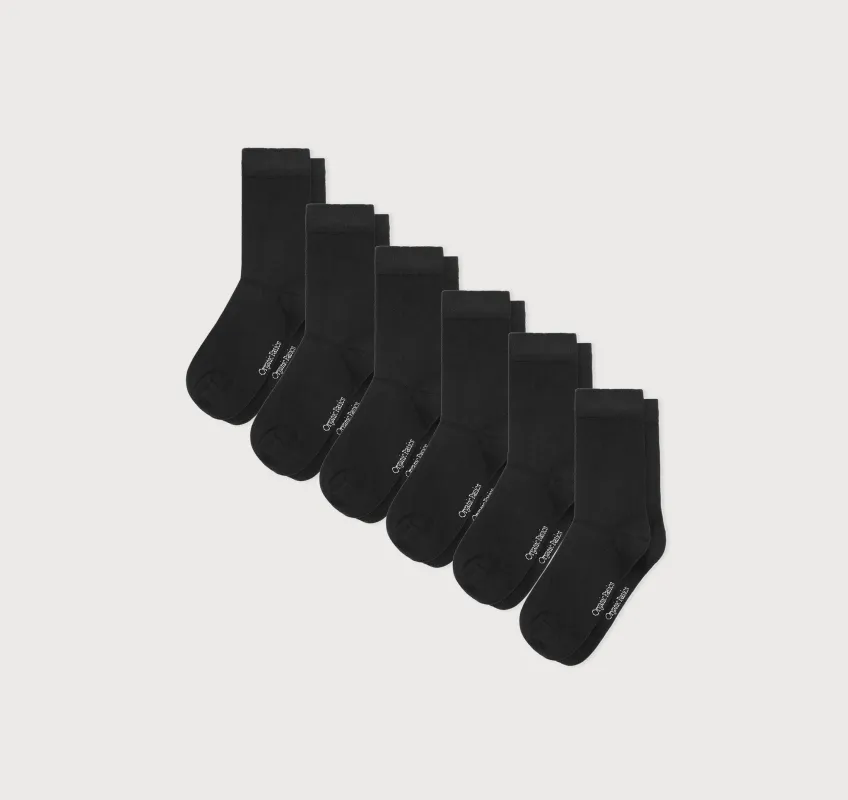 Core Crew Socks 6-pack made by Organic Basics