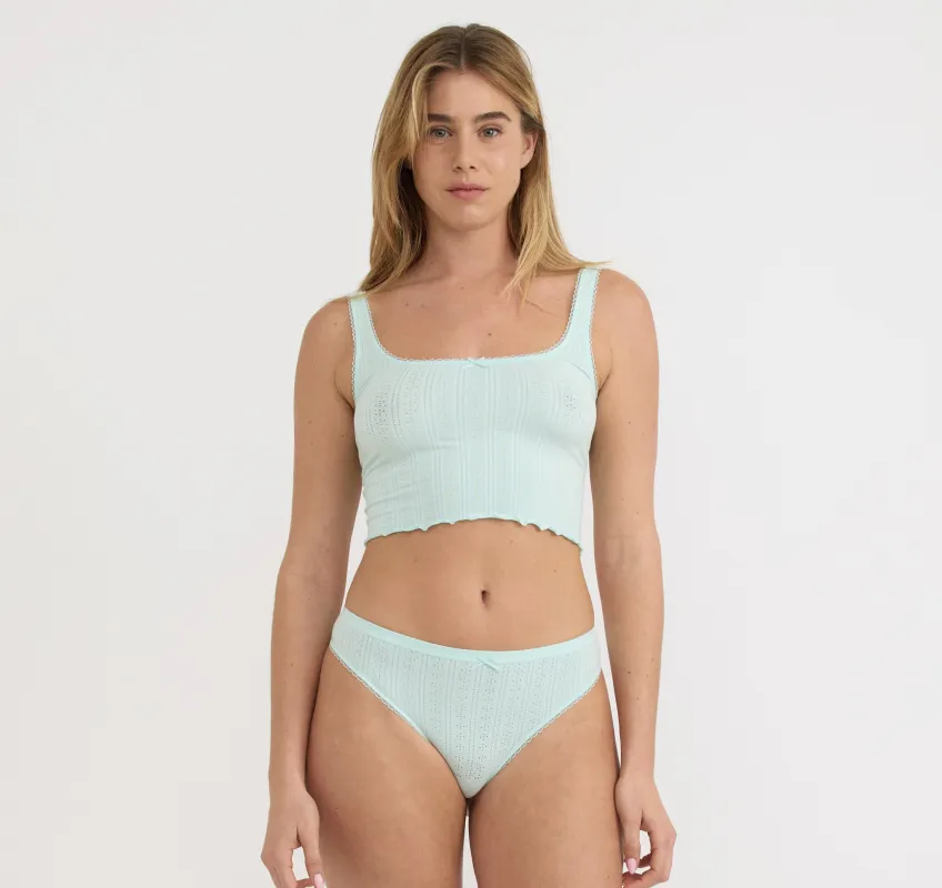 Pointelle Cami sold by Organic Basics