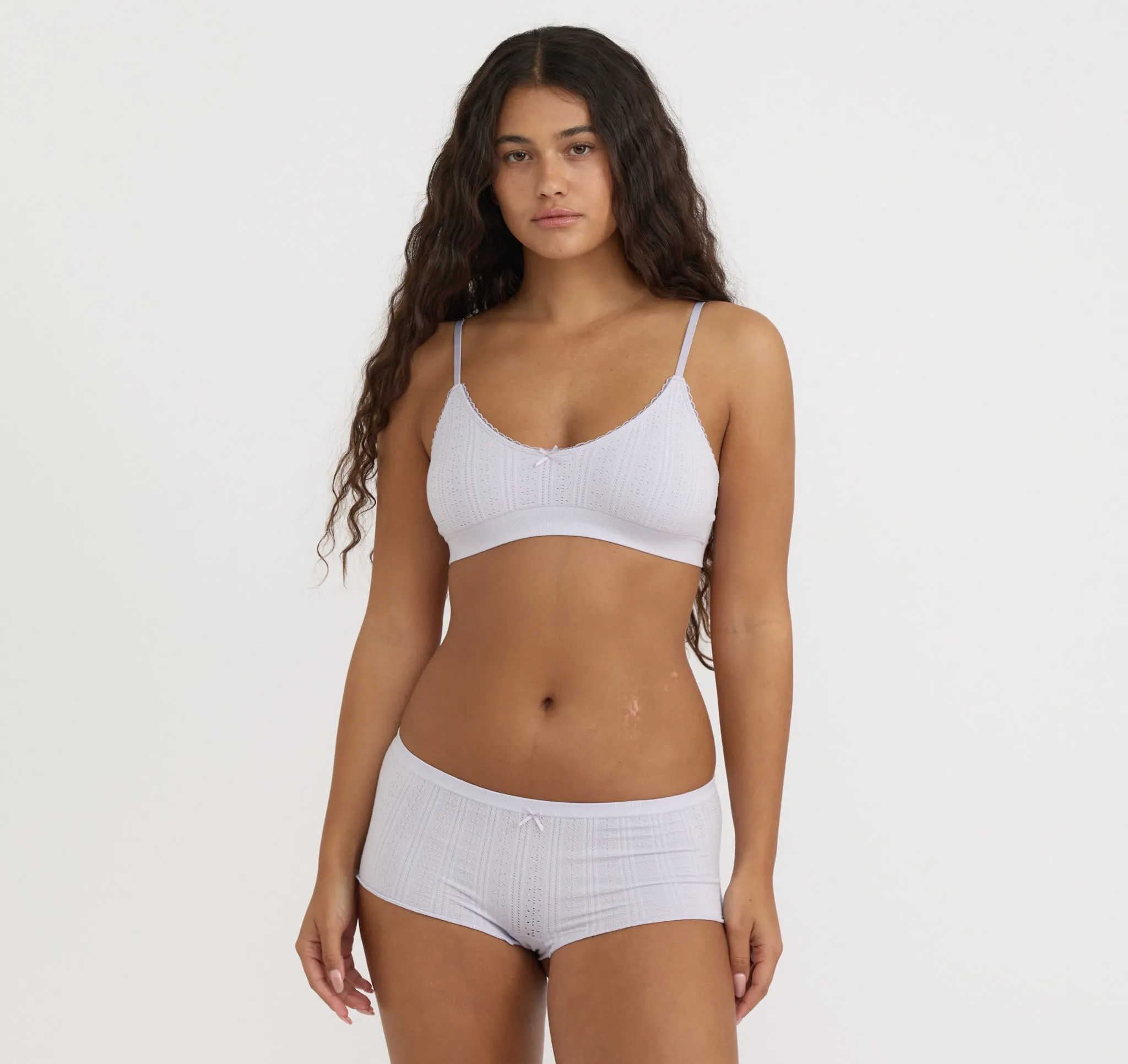 Pointelle Bralette sold by Organic Basics product image thumbnail 3