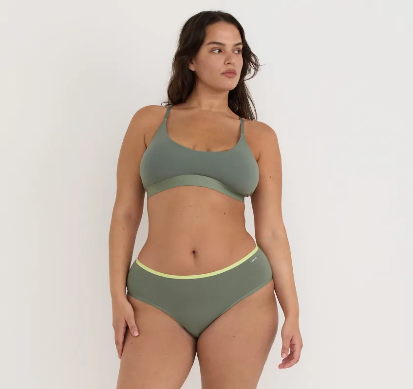 Core Open Back Scoop Bralette sold by Organic Basics