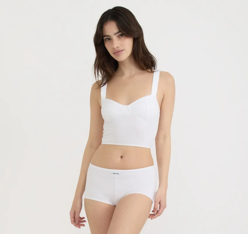 Core Icon Corset Top sold by Organic Basics