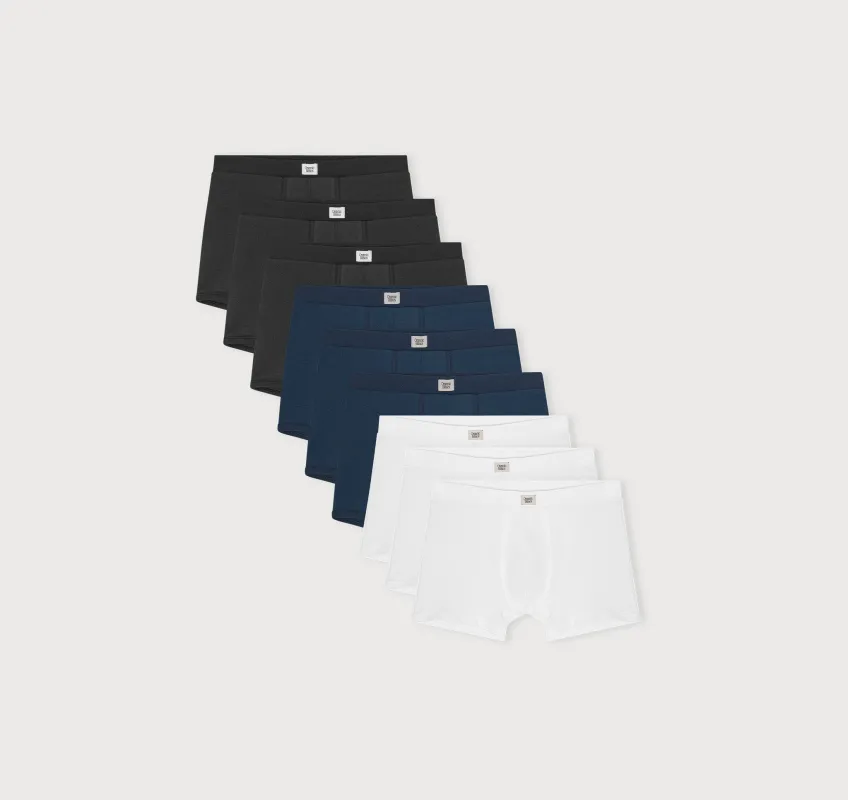 Core Icon Rib Trunks 9-Pack sold by Organic Basics