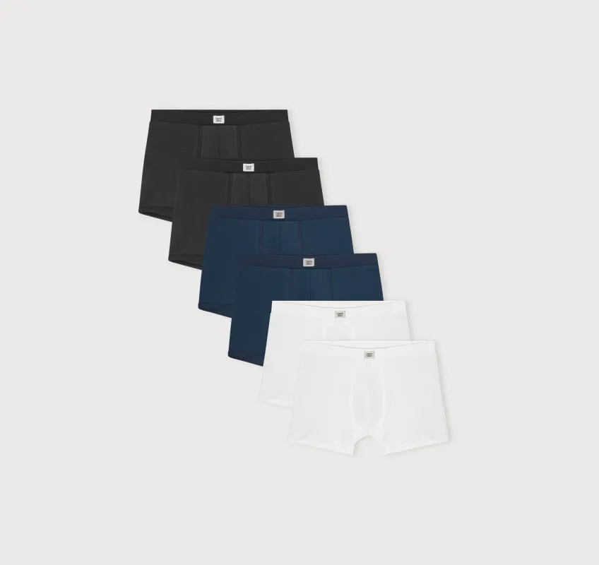 Core Icon Rib Trunks 6-Pack sold by Organic Basics