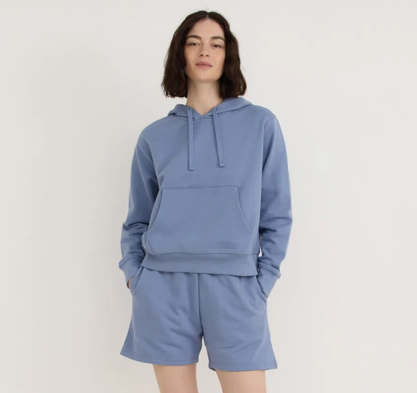 Weekend Crop Hoodie sold by Organic Basics