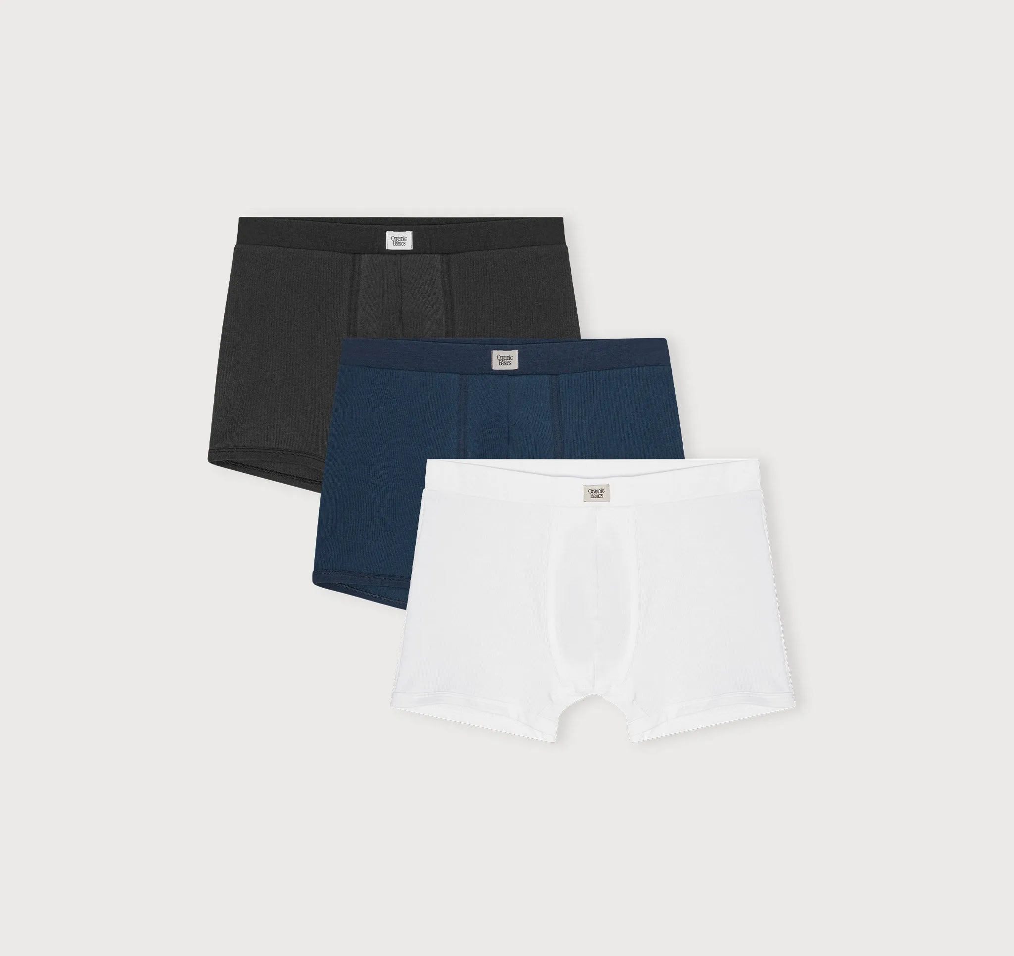Core Icon Rib Trunks 3-Pack sold by Organic Basics