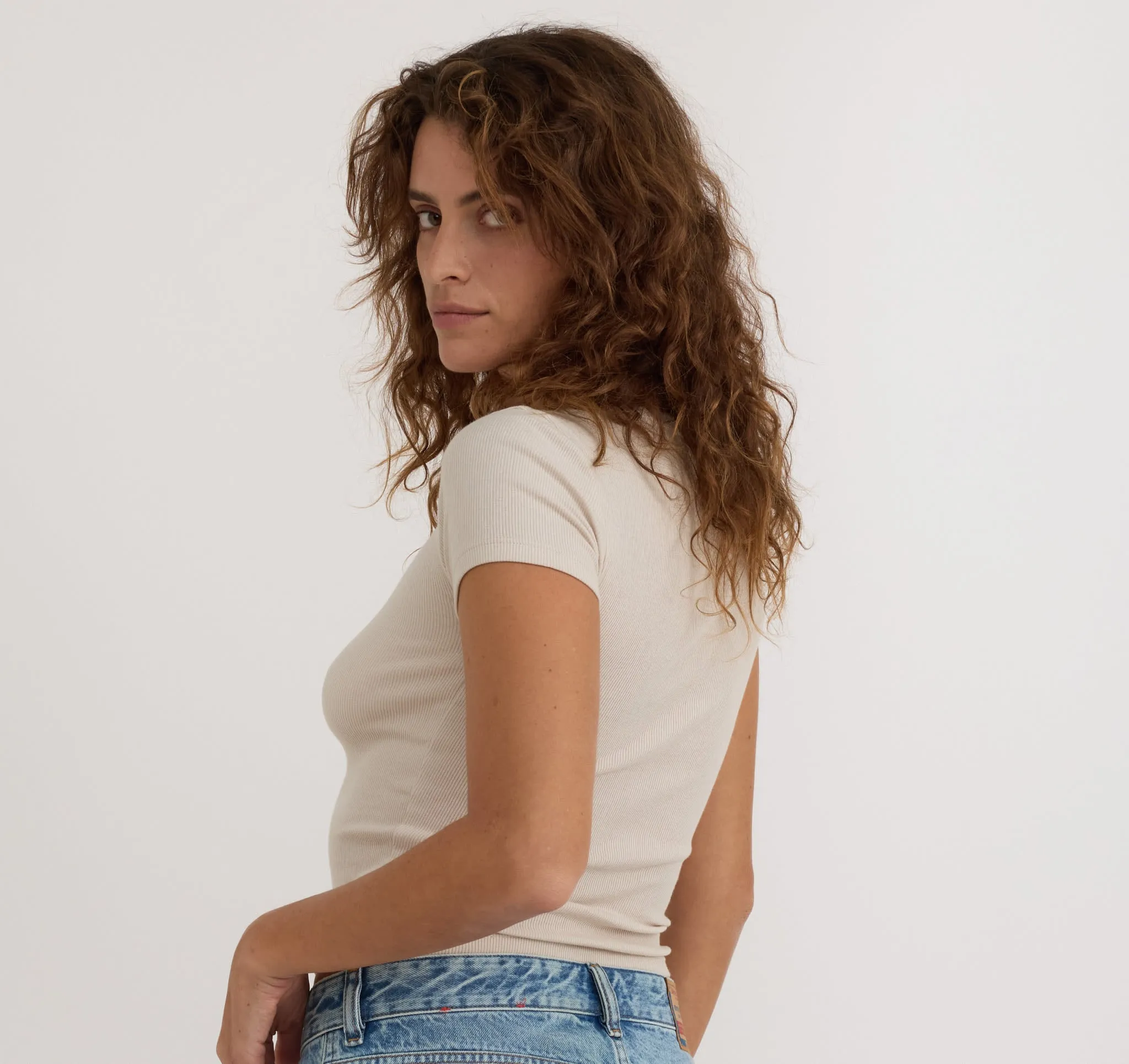 Core Rib Tee sold by Organic Basics product image thumbnail 3