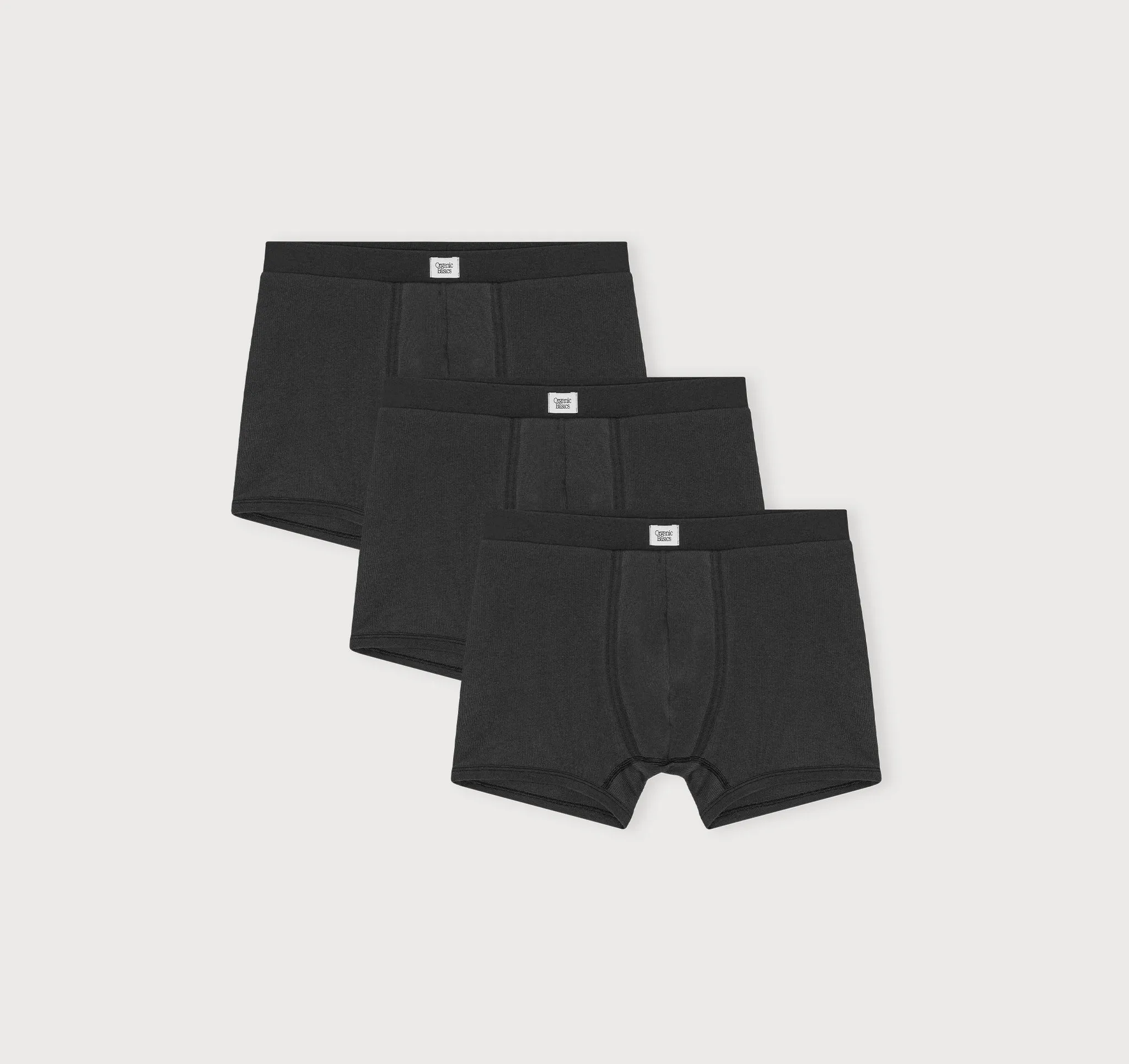 Core Icon Rib Trunks 3-Pack sold by Organic Basics