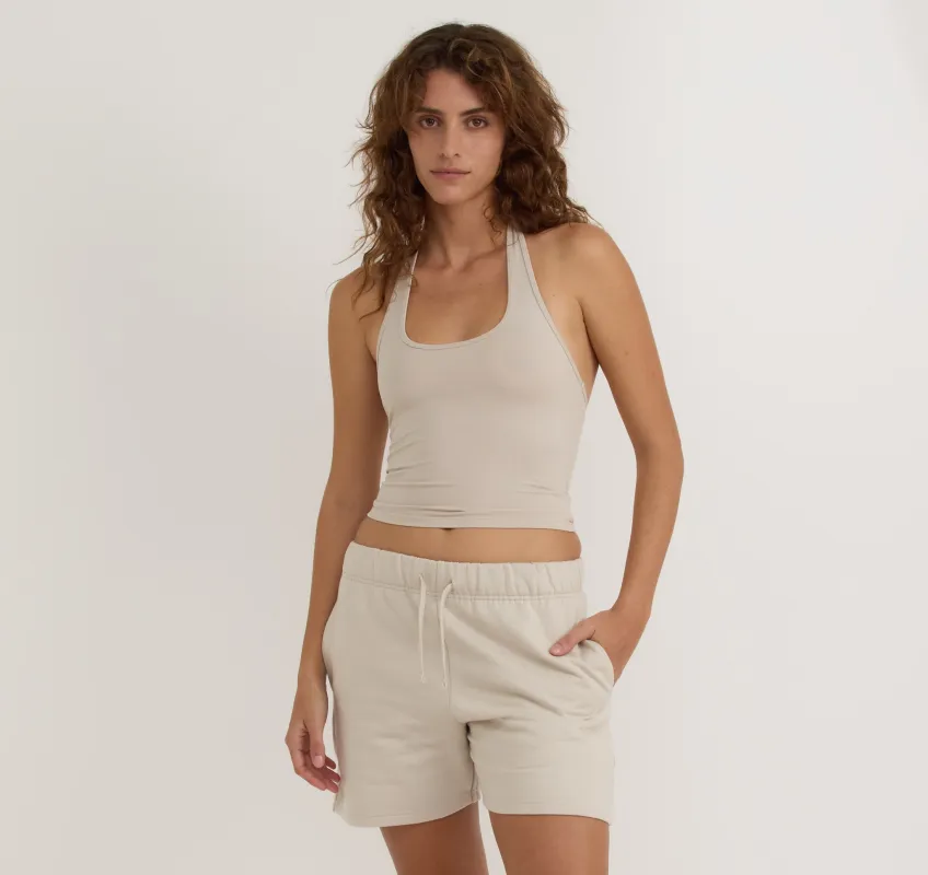 Weekend Longline Shorts sold by Organic Basics