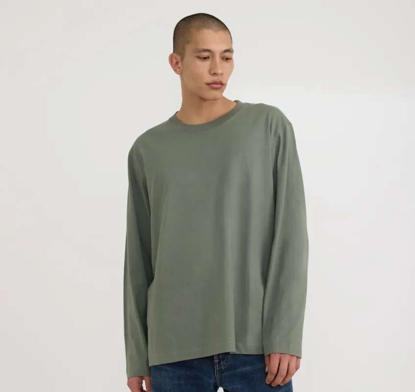 True Boxy Fit Long Sleeve Tee sold by Organic Basics