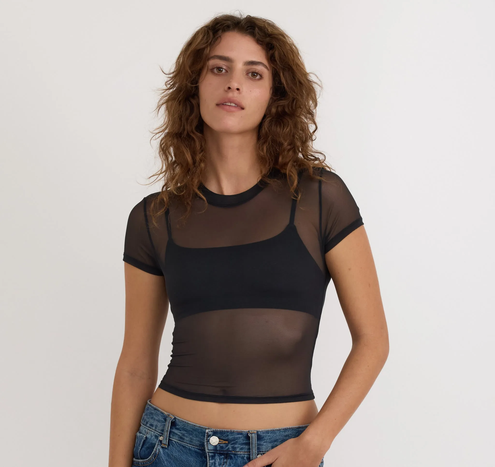 Mesh Tee sold by Organic Basics