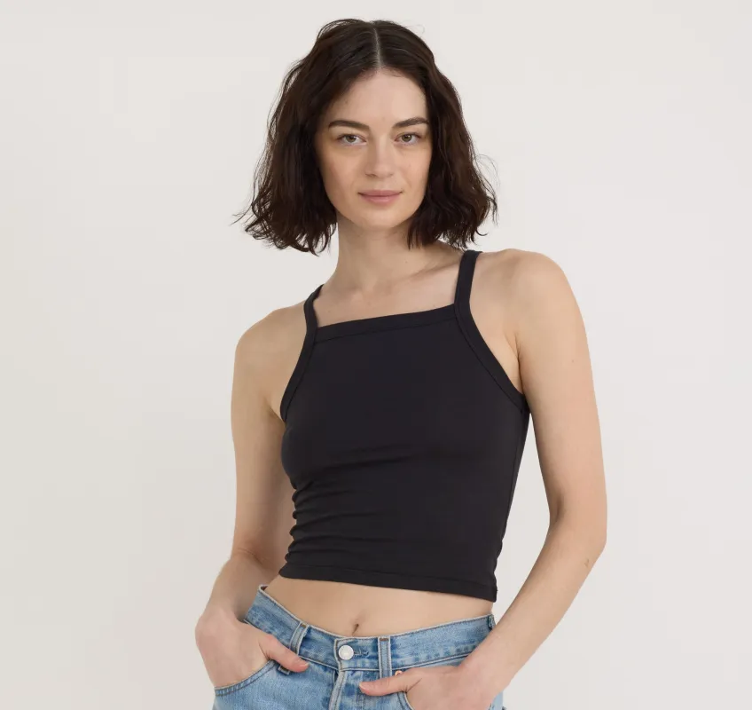 Core Play High-Neck Top sold by Organic Basics