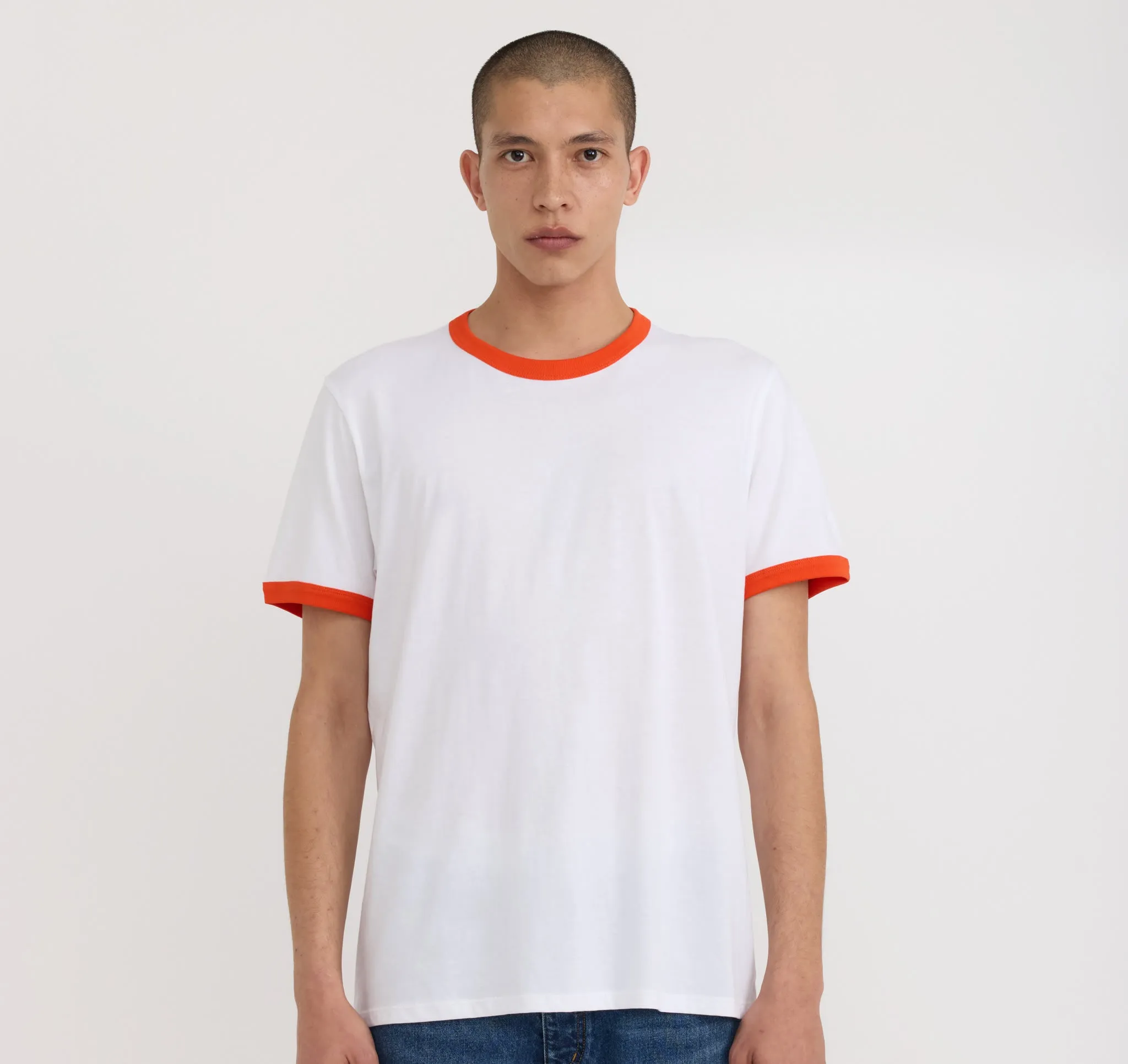 Core Play Ringer Tee sold by Organic Basics