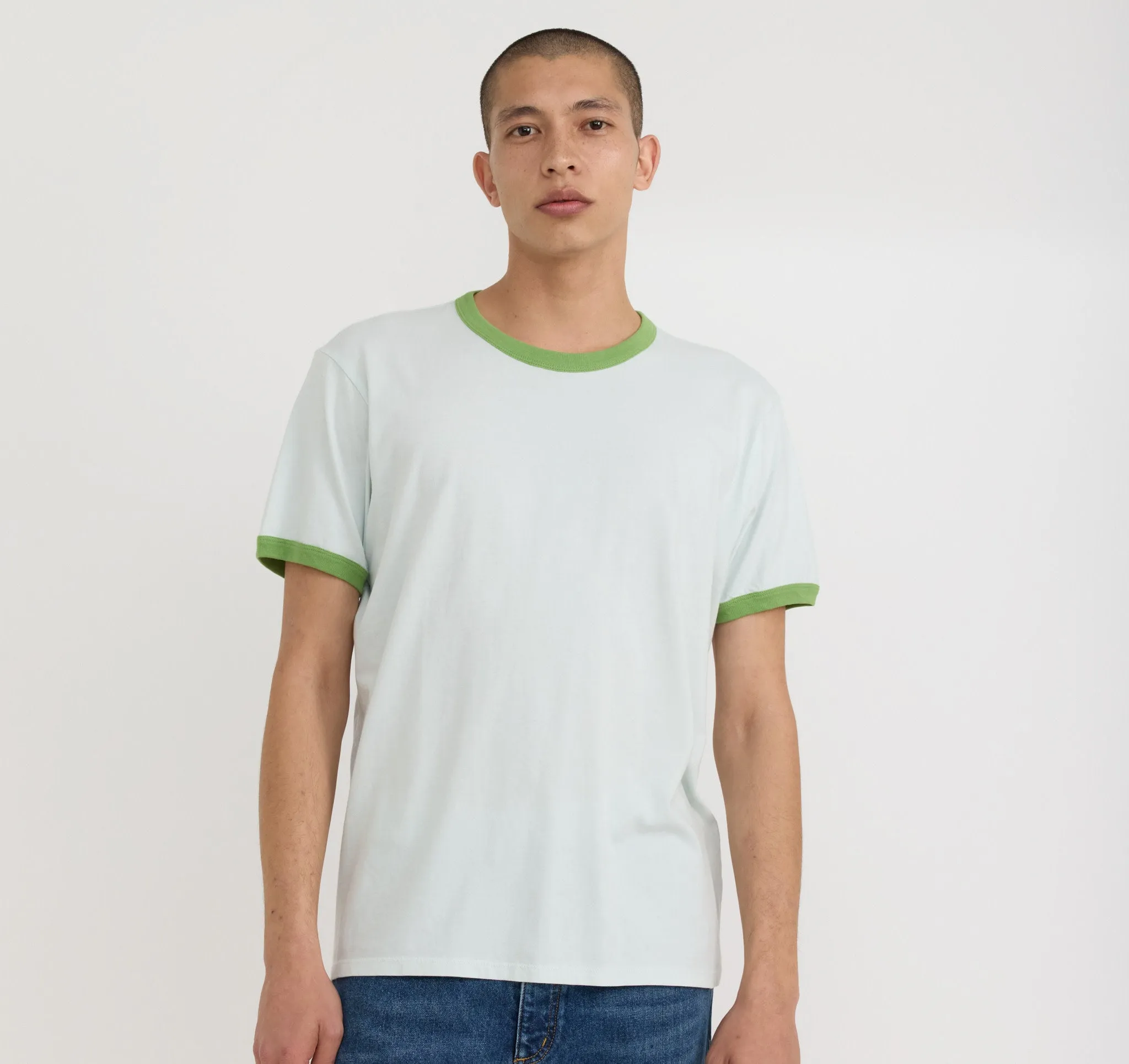 Core Play Ringer Tee sold by Organic Basics