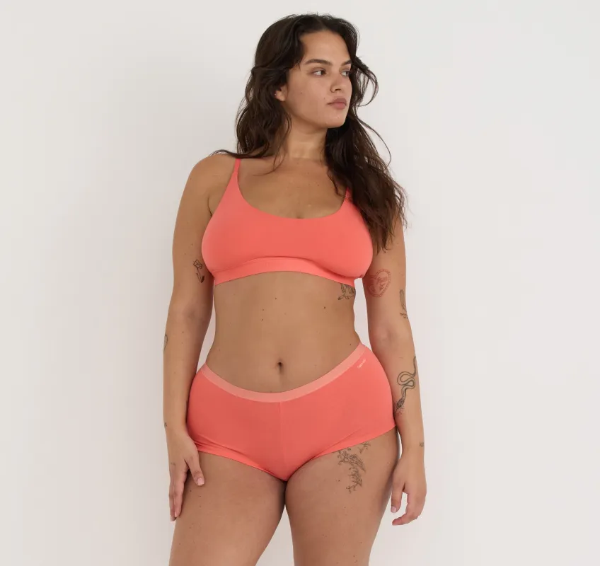 Core Open Back Scoop Bralette sold by Organic Basics