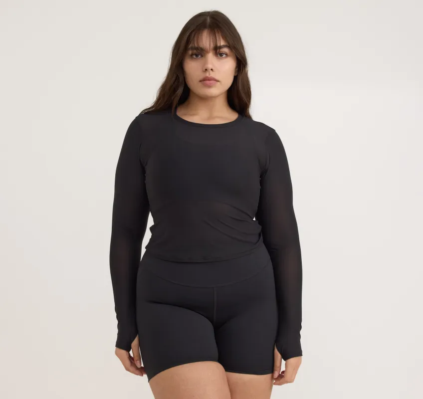 Active Mesh Long Sleeve Tee sold by Organic Basics