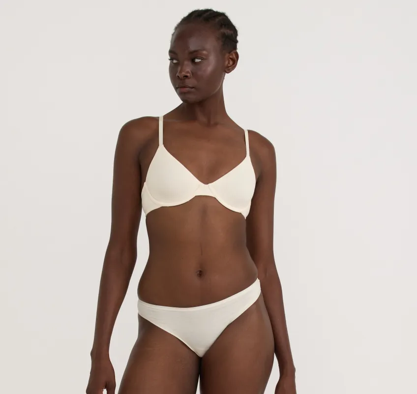 Core Unlined Demi Bra sold by Organic Basics