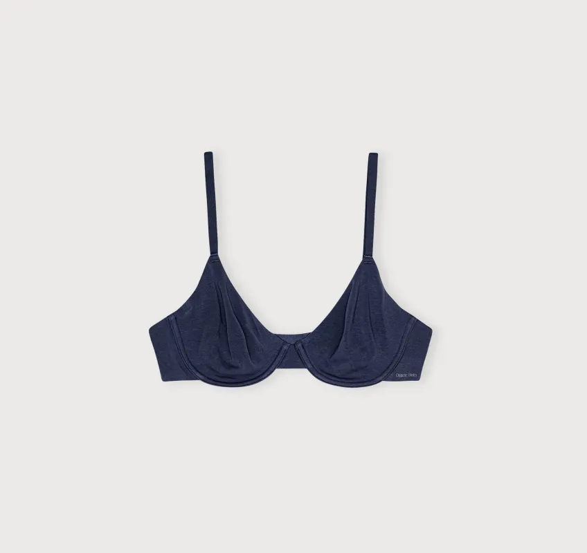Core Unlined Demi Bra sold by Organic Basics