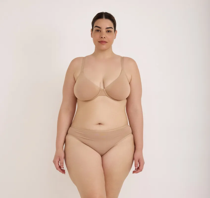 Core Unlined Demi Bra sold by Organic Basics