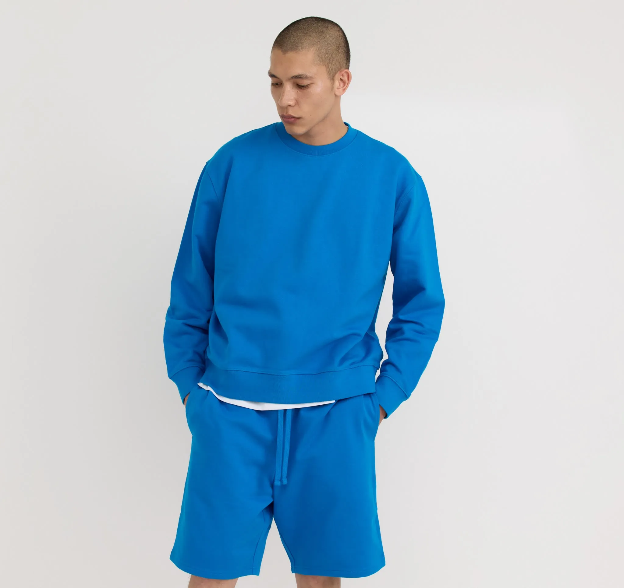 Weekend Boxy Fit Crewneck Sweatshirt sold by Organic Basics product image thumbnail 3