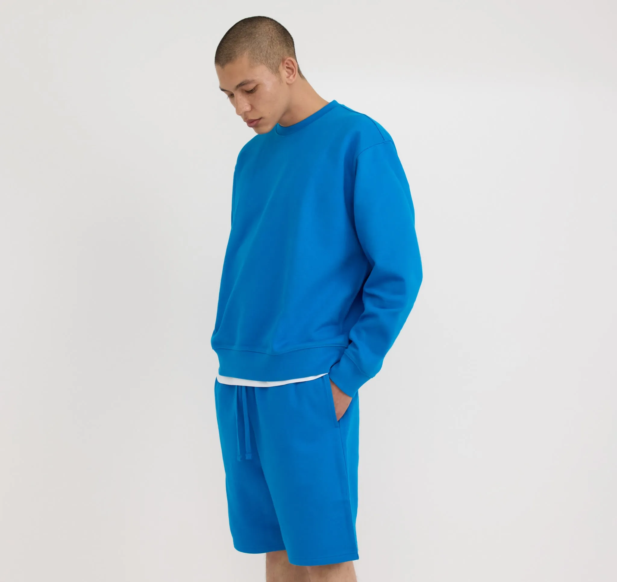 Weekend Boxy Fit Crewneck Sweatshirt sold by Organic Basics product image thumbnail 4
