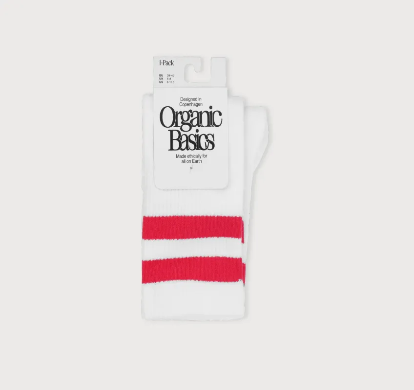Core Stripe Knee High Socks sold by Organic Basics