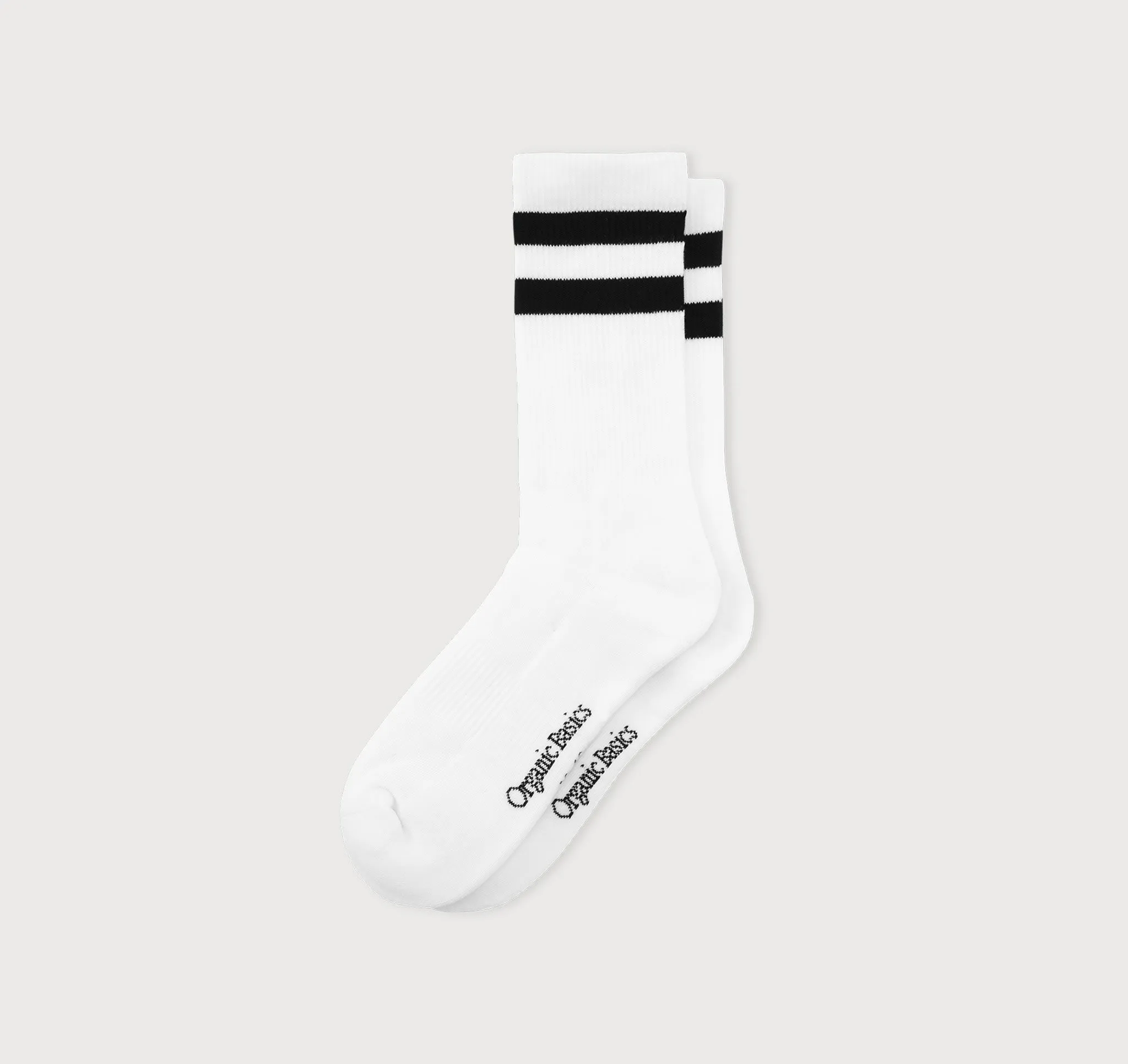 Core Stripe Crew Socks 3-pack sold by Organic Basics