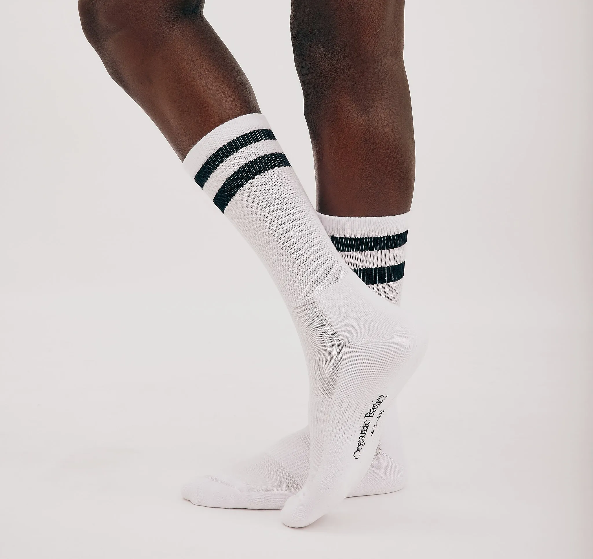 Core Stripe Crew Socks 3-pack sold by Organic Basics product image thumbnail 2