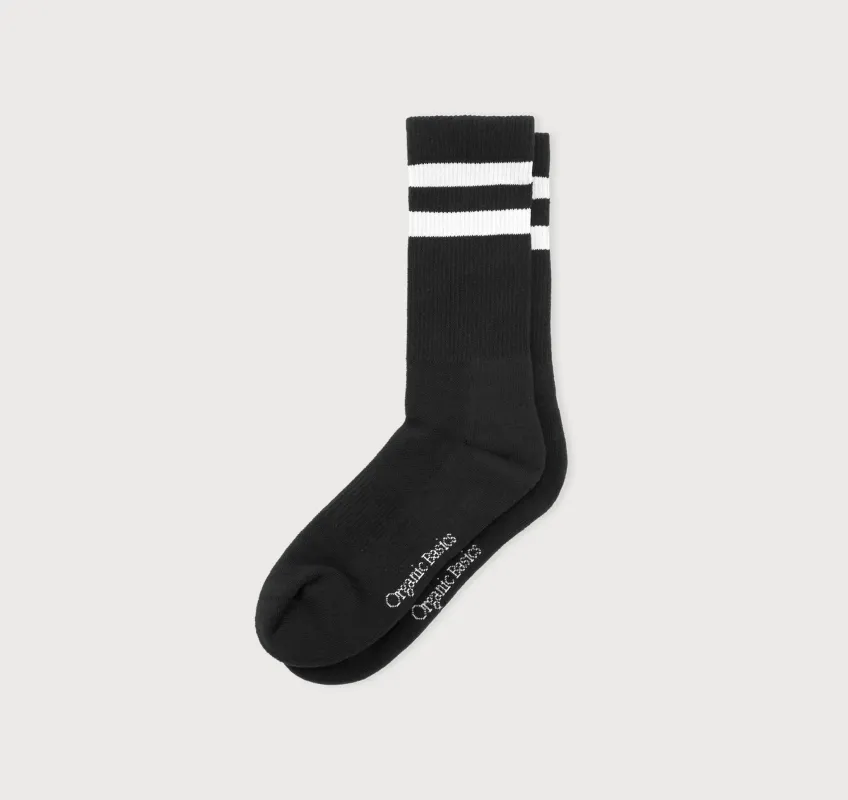 Core Stripe Crew Socks 3-pack sold by Organic Basics