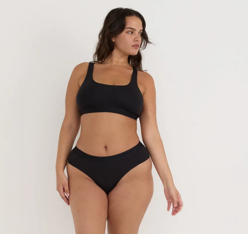 Soft Touch Scoop Neck Bralette sold by Organic Basics