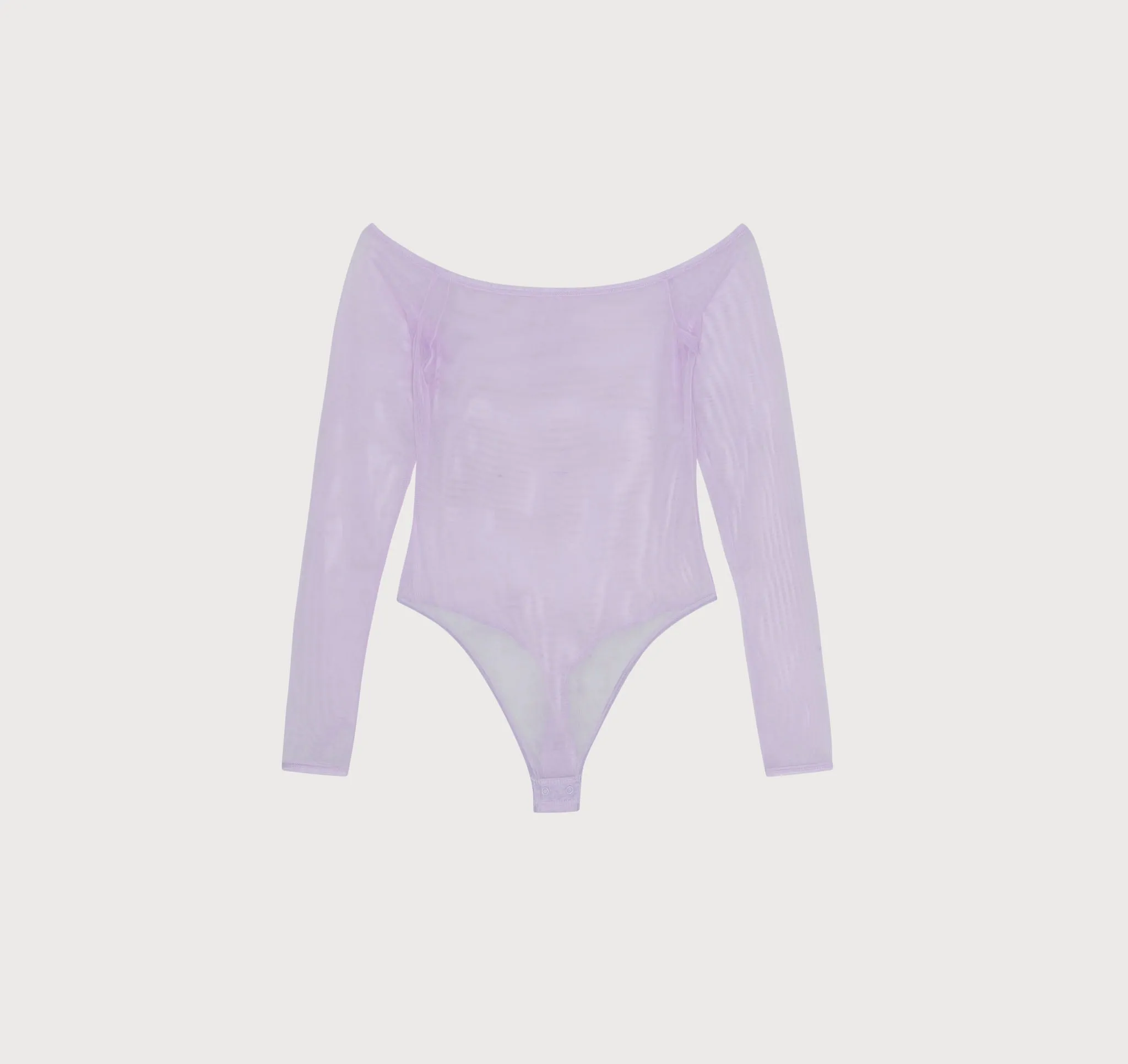 Mesh Off-Shoulder Bodysuit sold by Organic Basics product image thumbnail 4