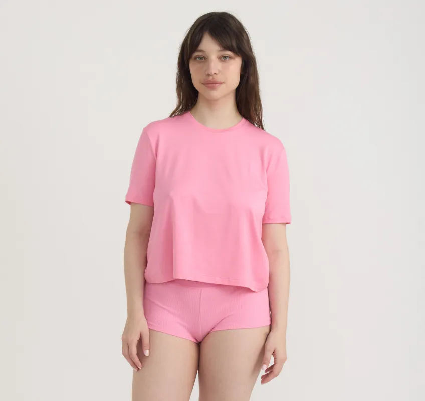 Soft Touch Boxy Tee sold by Organic Basics