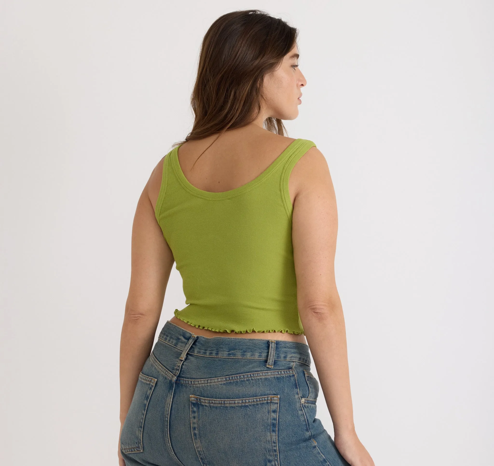 Core Rib Crop Tank Top sold by Organic Basics product image thumbnail 3