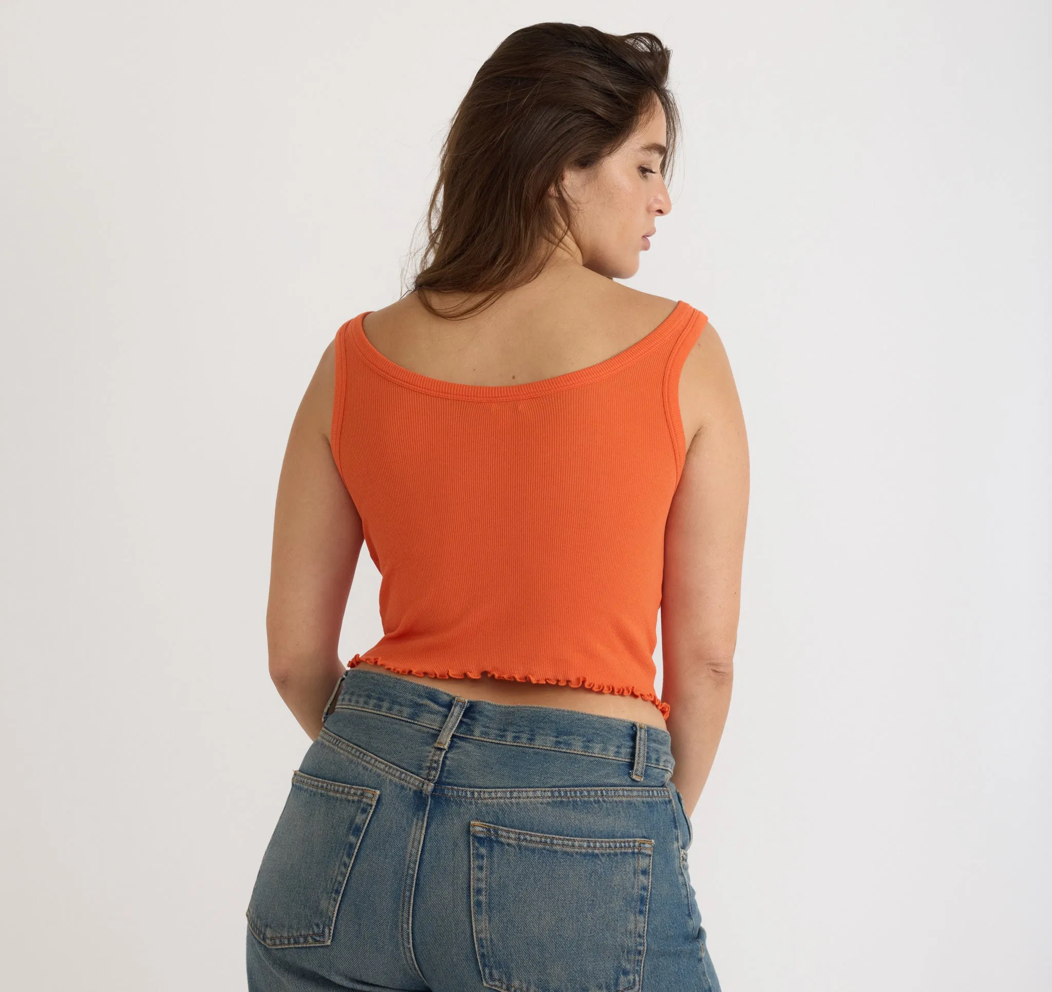Core Rib Crop Tank Top sold by Organic Basics product image thumbnail 3
