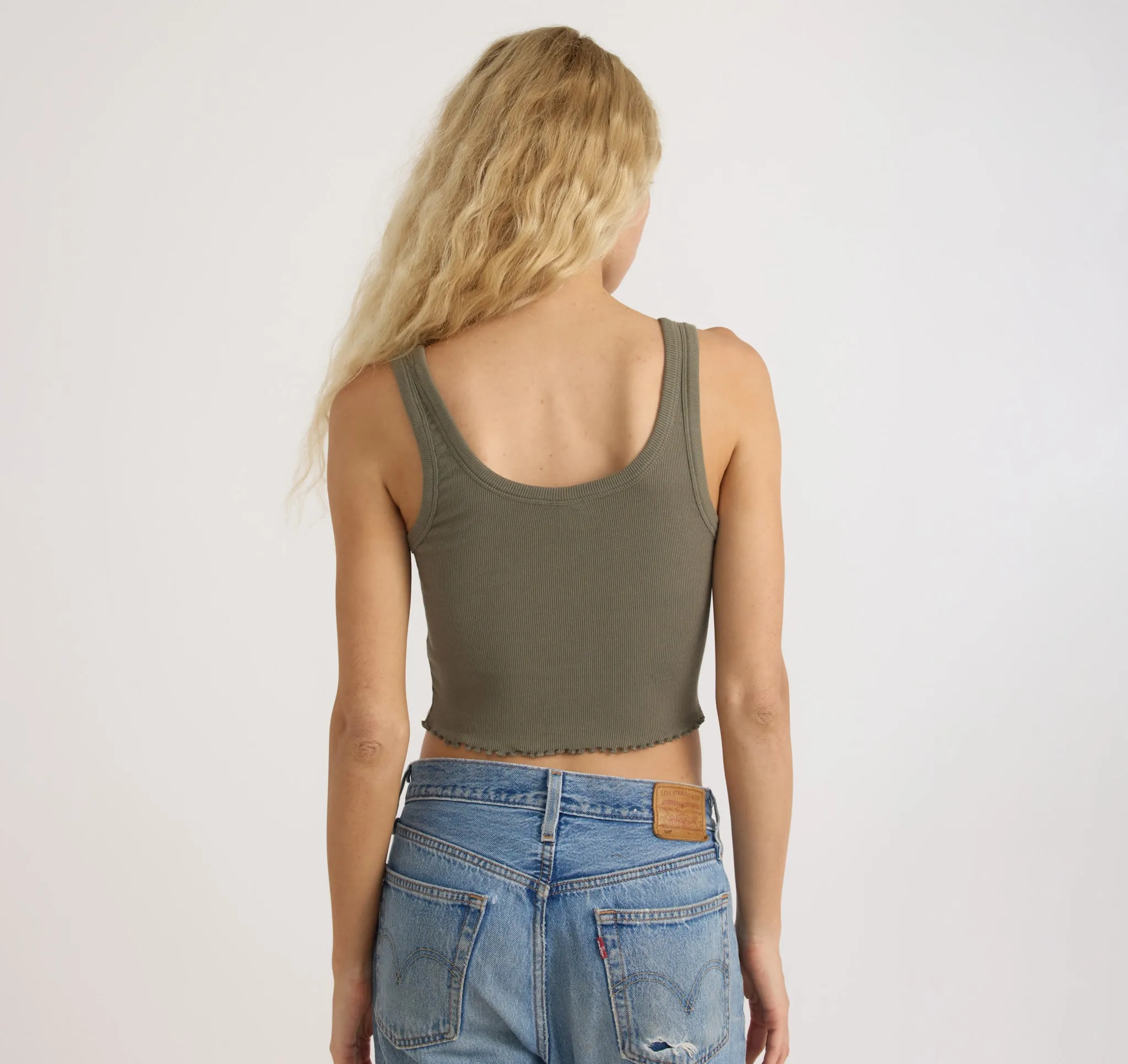 Core Rib Crop Tank Top sold by Organic Basics product image thumbnail 3