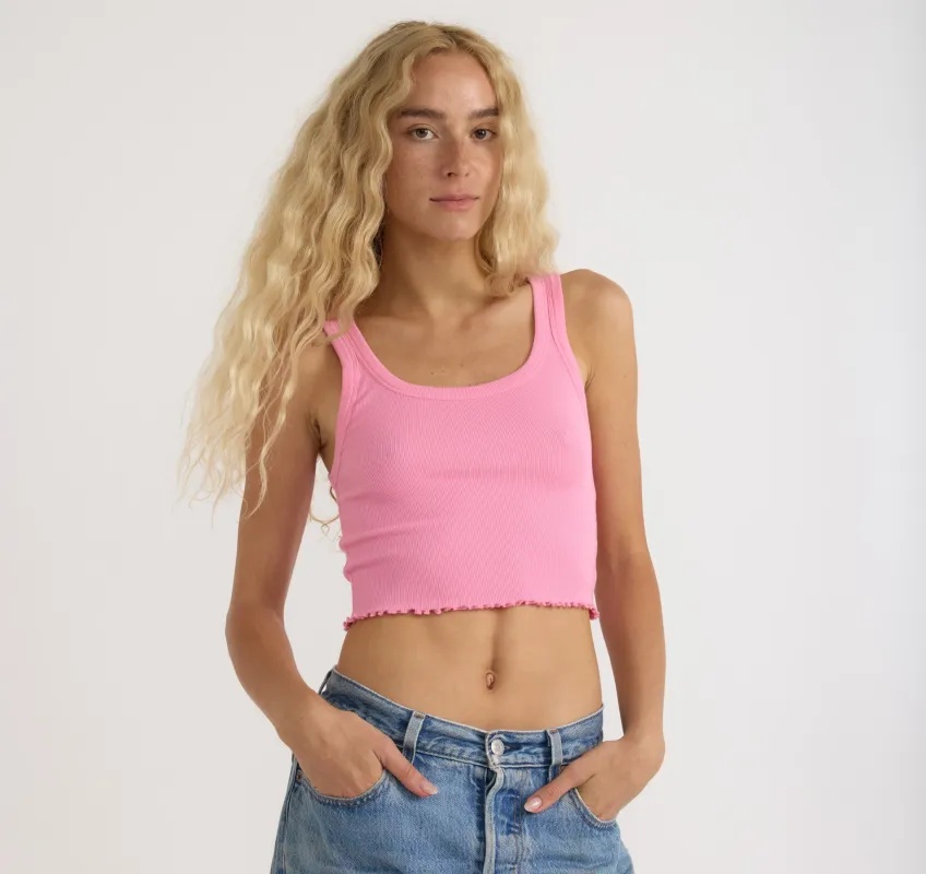 Core Rib Crop Tank Top sold by Organic Basics