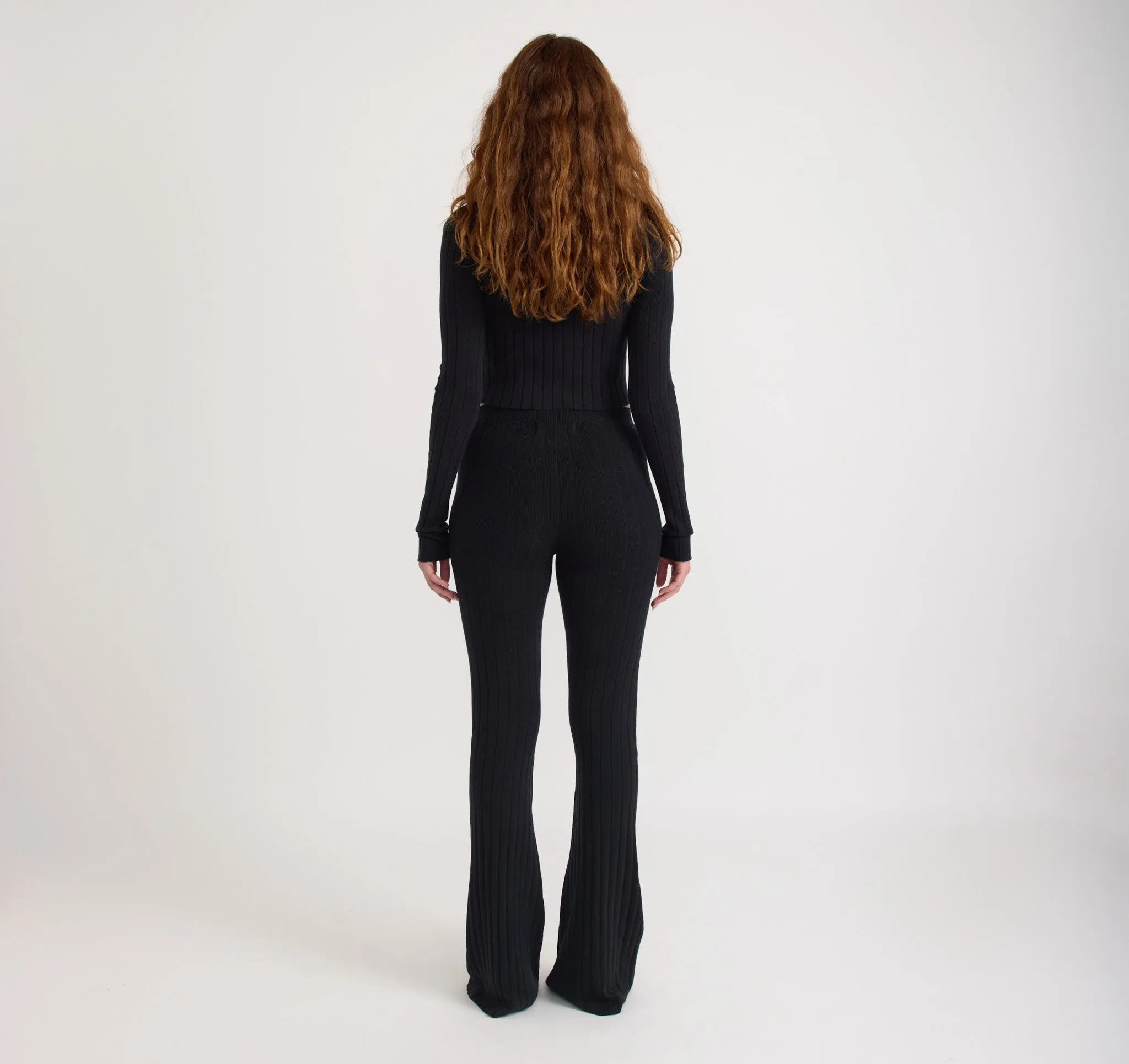 Soft Knit Rib Crop Cardigan sold by Organic Basics product image thumbnail 4