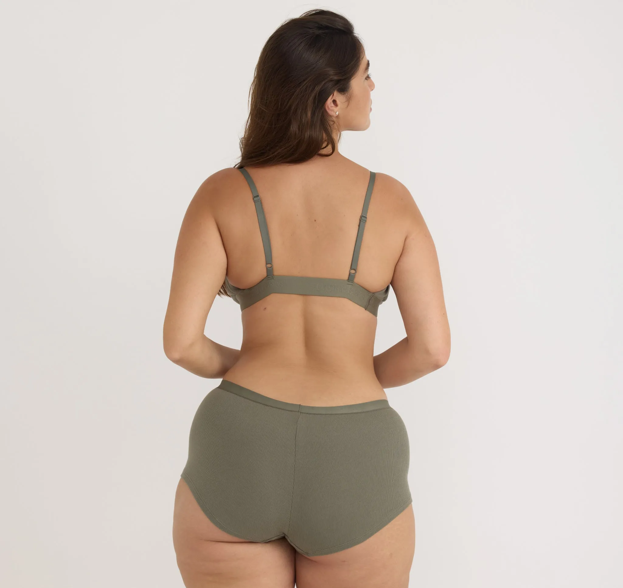 Core Rib Open Back Scoop Bralette sold by Organic Basics product image thumbnail 2
