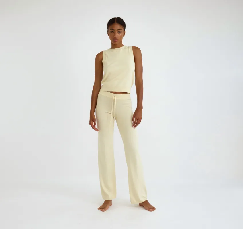 Soft Knit Straight Leg Pants sold by Organic Basics