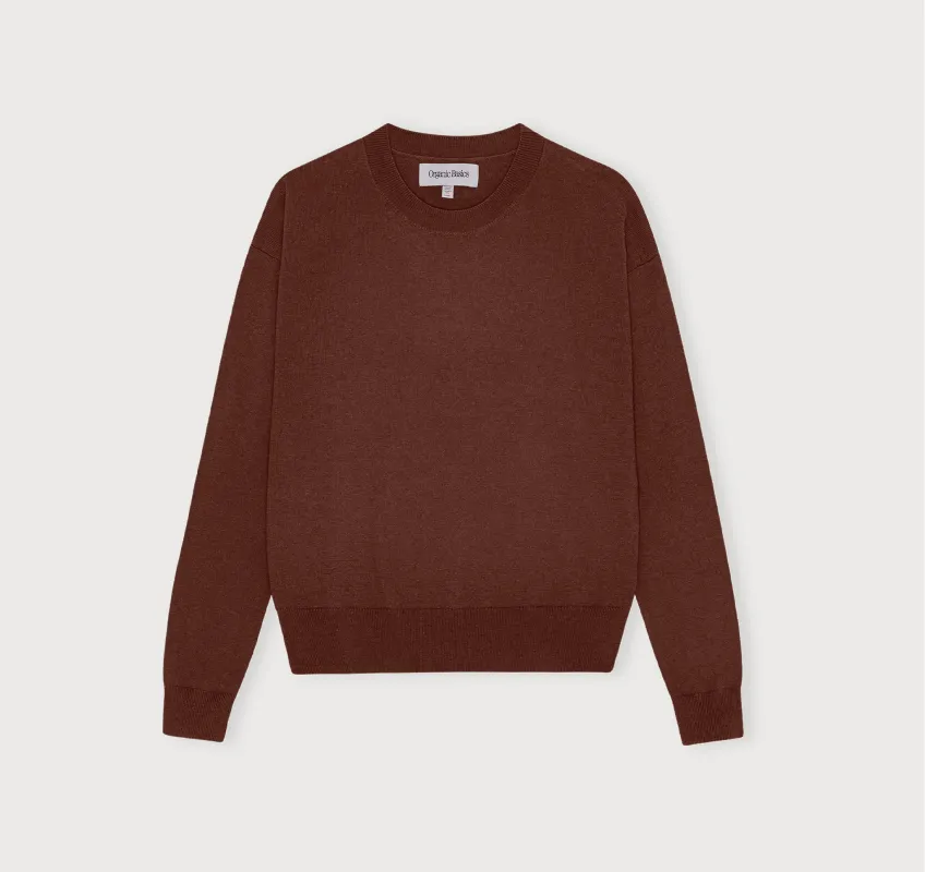 Soft Knit Boxy Crewneck Sweater sold by Organic Basics